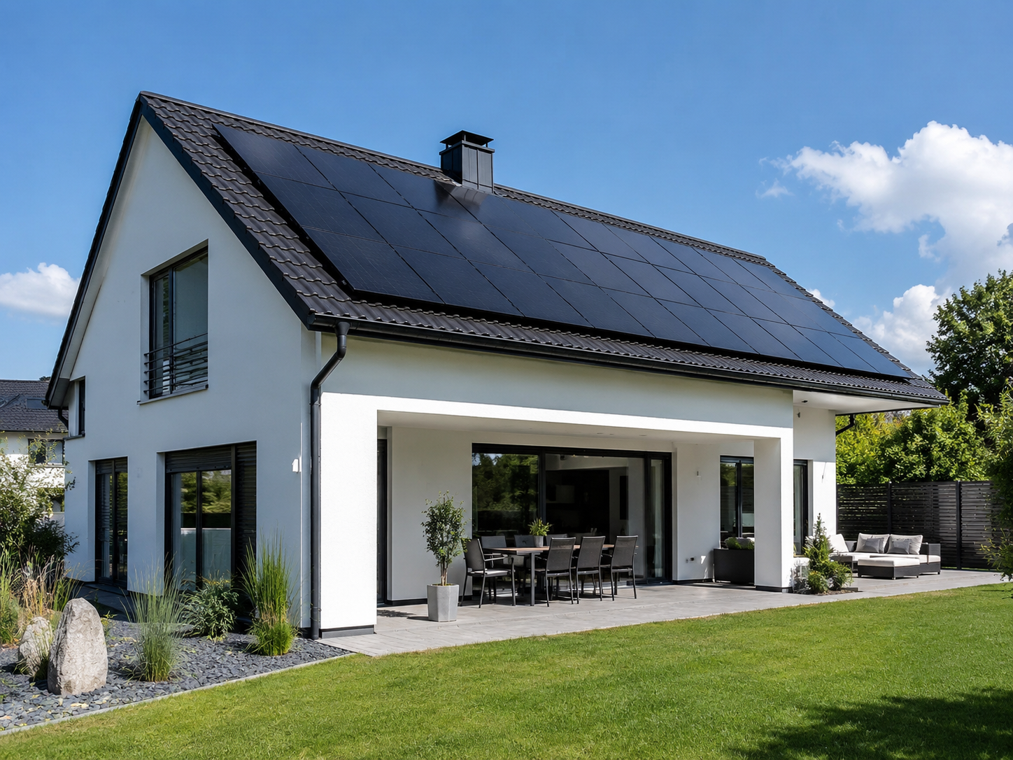 maison photovoltaïques